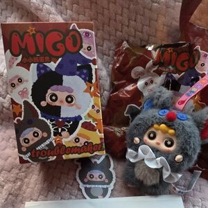 Migo Baby Three Little Troublemaker Plush Toy Blind Box Unlucky Wolf Keychain
